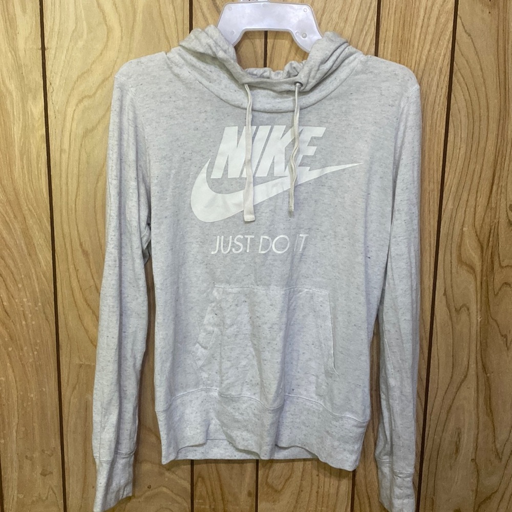 Gray Nike hoodie